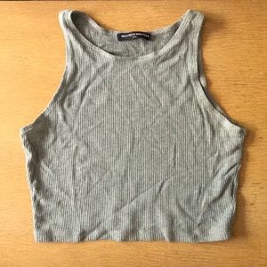 Brandy Melville Grey Crop Top Tank